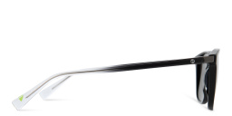 EYE'M Square Sunglasses in Black – Product Photo 4