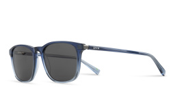 EYE'M Square Sunglasses in Blue – Product Photo 2