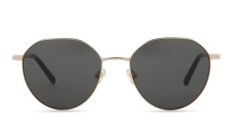 Shop EYE'M Round Sunglasses in Gold online.