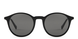 EYE'M Round Sunglasses in Black – Product Photo 1