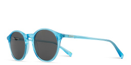 Shop EYE'M Round Sunglasses in Blue online.
