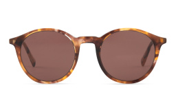 EYE'M Round Sunglasses in Havana – Product Photo 1