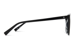 EYE'M Round Sunglasses in Black – Product Photo 4