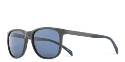 Shop EYE'M Unisex Square Sunglasses in Grey online.