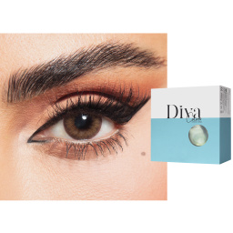 Shop DIVA Monthly Color Contact Lenses - Beton online.