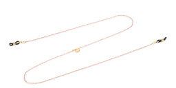 Shop LUTECE Camille Glasses Chain in Rose online.
