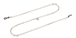 Shop LUTECE Charles Glasses Chain in Silver online.