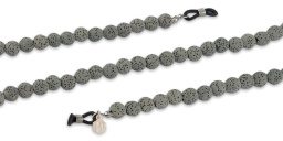 Shop The RICCI DISTRICT Lava Stone Unisex Glasses Chain online.