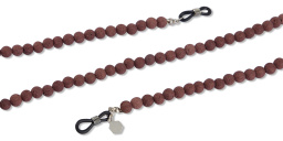 Shop The RICCI DISTRICT Lava Stone Unisex Glasses Chain online.