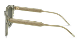 تسوق نظارات شمسية مربّعة بتوقيع العلامة جورجو أرماني بلون أخضر شفاف أونلاين.