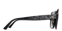 نظارات شمسية مربّعة كبيرة بشعار JC من جيمي تشو بلون أسود - صورة المنتج 3