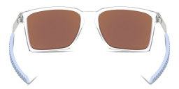 Shop Oakley Exchange Unisex Rectangle Sunglasses in Clear online.