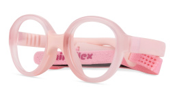 Shop Mira Flex Kids Oval Eyeglasses in Light Pink online.
