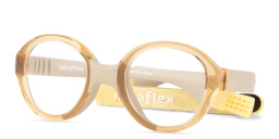Shop Mira Flex Kids Oval Eyeglasses in Brown online.