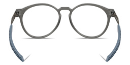 Oakley Exchange R Round Eyeglasses in Grey – Product Photo 4