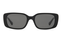 EYE'M Rectangle Sunglasses in Purple – Product Photo 1