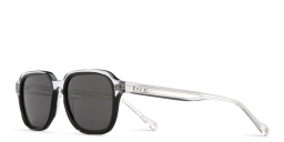 Shop EYE'M Square Sunglasses in Clear online.