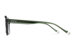 EYE'M Square Sunglasses in Green – Product Photo 3