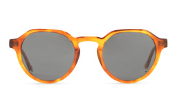 EYE'M Round Sunglasses in Brown – Product Photo 1