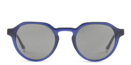 EYE'M Round Sunglasses in Blue – Product Photo 1