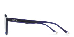 Shop EYE'M Round Sunglasses in Blue online.