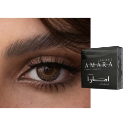 Shop Amara Monthly Color Contact Lenses - Barbie Brown online.