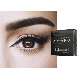 Shop Amara Monthly Color Contact Lenses - Choco online.
