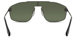 FENDI Fendi Sky Aviator Sunglasses in Ruthenium – Product Photo 4