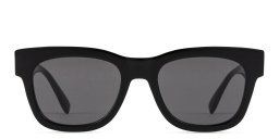 FENDI Diagonal Square Sunglasses in Black – Product Photo 1