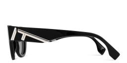 FENDI First Cat-Eye Sunglasses in Black – Product Photo 3