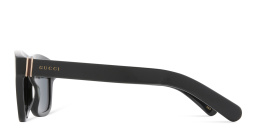 Shop GUCCI Web Square Sunglasses in Green online.