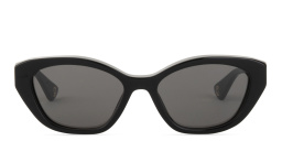 نظارات شمسية طراز كات آي بشعار العلامة من غوتشي بلون أسود - صورة المنتج 1