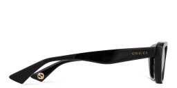 GUCCI Logo Lettering Cat-Eye Sunglasses in Black – Product Photo 3