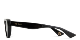 GUCCI Logo Lettering Cat-Eye Sunglasses in Black – Product Photo 4