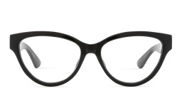 GUCCI GG Logo Wide Cat-Eye Eyeglasses in Black – Product Photo 1
