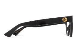 GUCCI GG Logo Wide Cat-Eye Eyeglasses in Black – Product Photo 3