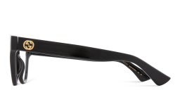 GUCCI GG Logo Wide Cat-Eye Eyeglasses in Black – Product Photo 4