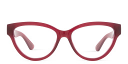 GUCCI GG Logo Wide Cat-Eye Eyeglasses in Pink – Product Photo 1