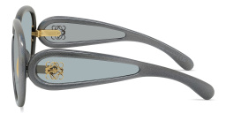 نظارات شمسية سوداء طراز بايلوت بشعار أناغرام من لويفي بلون رمادي - صورة المنتج 3