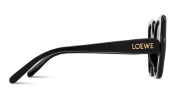 نظارات شمسية ثينك بإطار مربّع كبير من لويفي بلون أسود - صورة المنتج 3