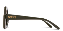 Shop LOEWE Think Oversized Square Sunglasses in Green online.