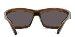 LOEWE Signature Brown Mask Sunglasses in Transparent light brown – Product Photo 4