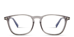 TOM FORD T Logo Square Eyeglasses in Grey – Product Photo 1