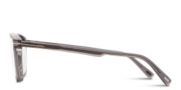 Shop TOM FORD T Logo Square Eyeglasses in Grey online.
