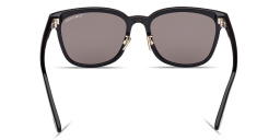 Shop TOM FORD T Logo Unisex Square Sunglasses in Black online.