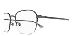 MONTBLANC Nib Half-Rim Square Eyeglasses in Gunmetal – Product Photo 3