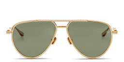 Shop VALENTINO V-Stud II Unisex Aviator Sunglasses in Gold online.