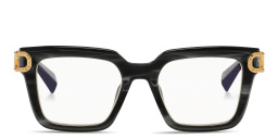 Shop VALENTINO V-Side Square Eyeglasses in Black online.