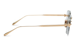 تسوق نظارات شمسية جونو تو غير منتظمة بدون إطار للجنسين آكوني بلون ذهبي أونلاين.