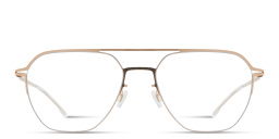 Shop MYKITA Imba Unisex Aviator Eyeglasses in Gold online.